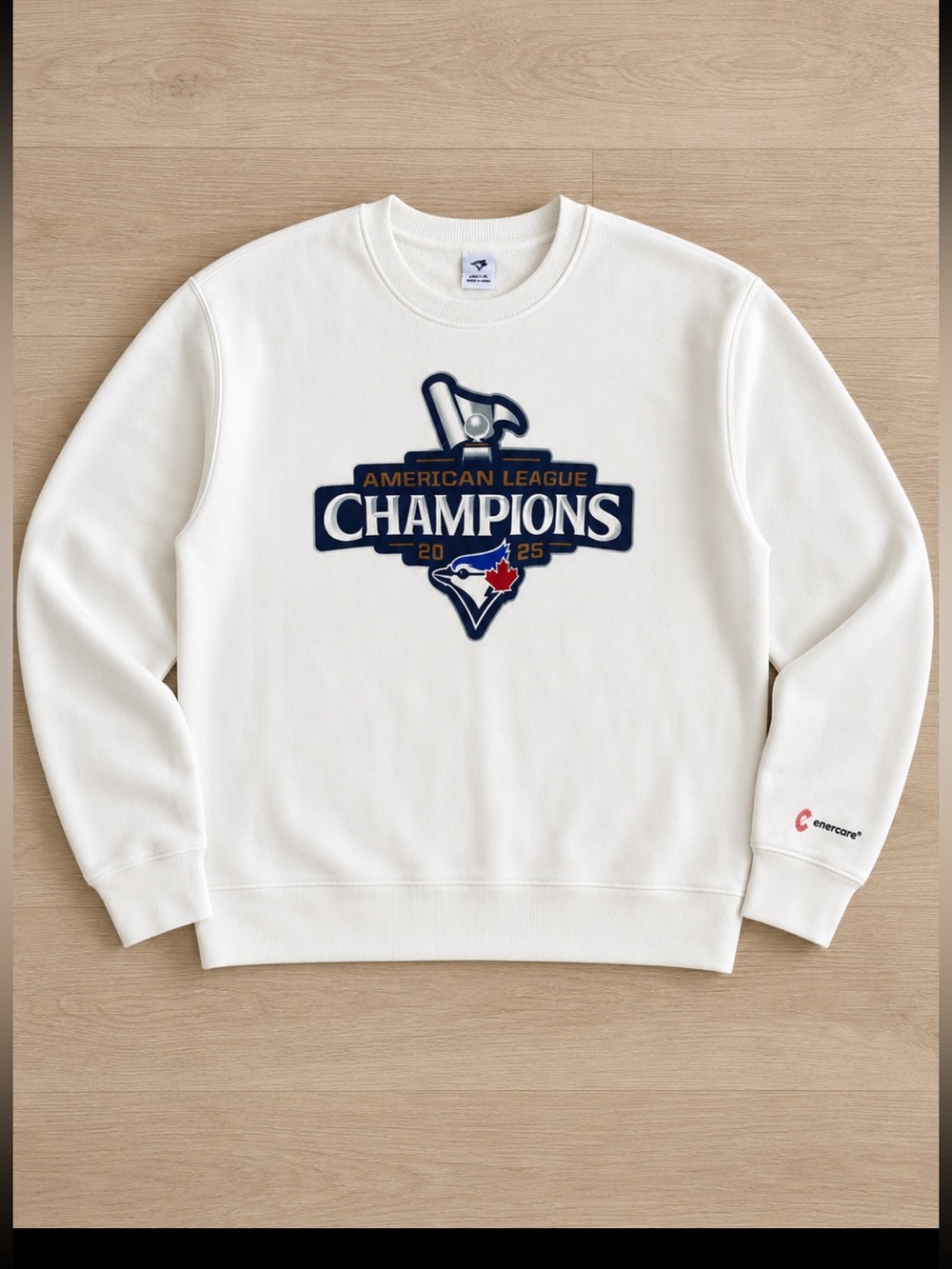 Toronto Blue Jays 2025 AL Champions Crewneck Sweater Stadium Giveaway 03.30.26